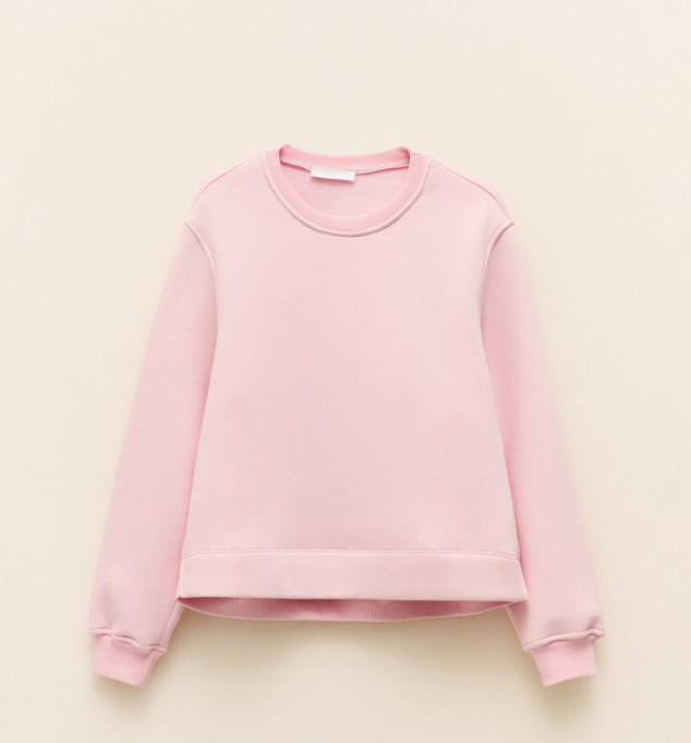 SUDADERA PASTEL LUMINA ROSA
