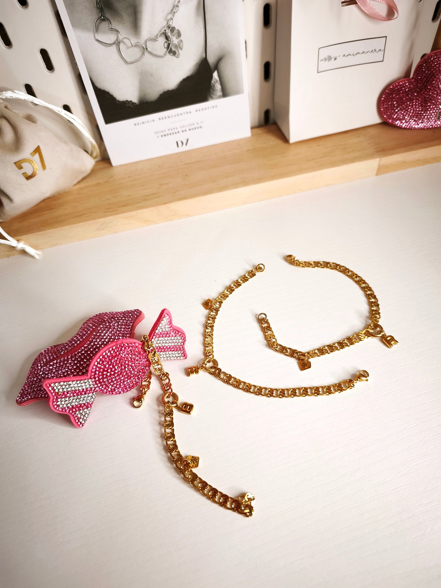 Pulsera Inicial RESET x D7 - Oro