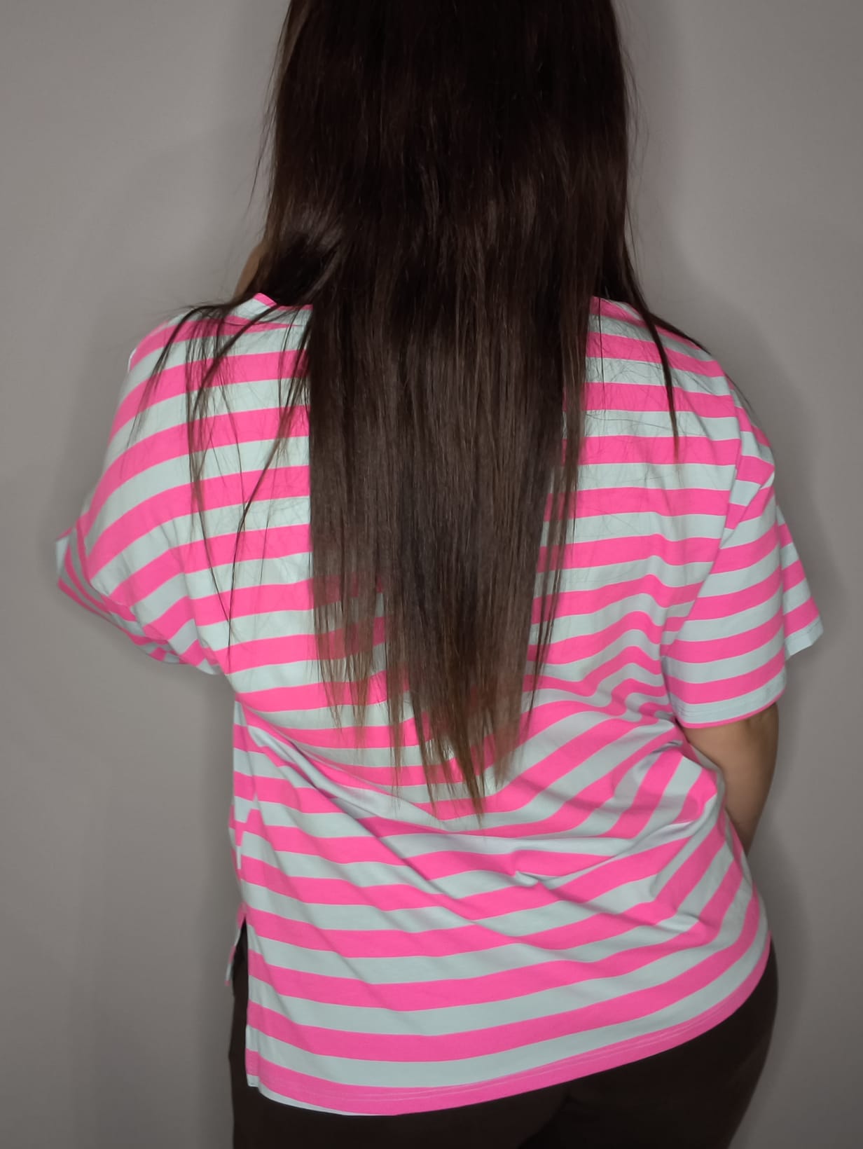 Camiseta COLORS Over - Azul & Fucsia