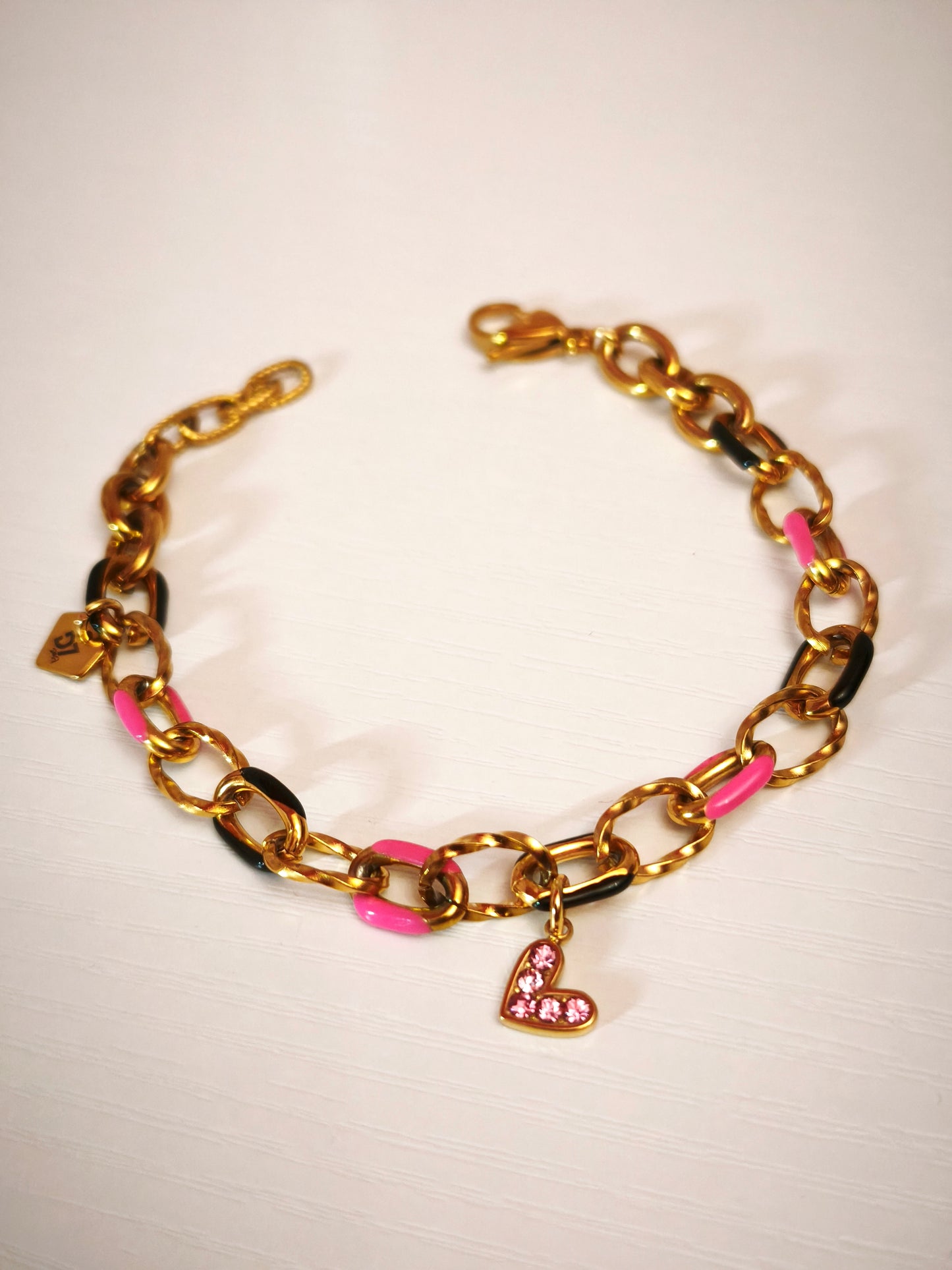 Pulsera Black&Pink D7