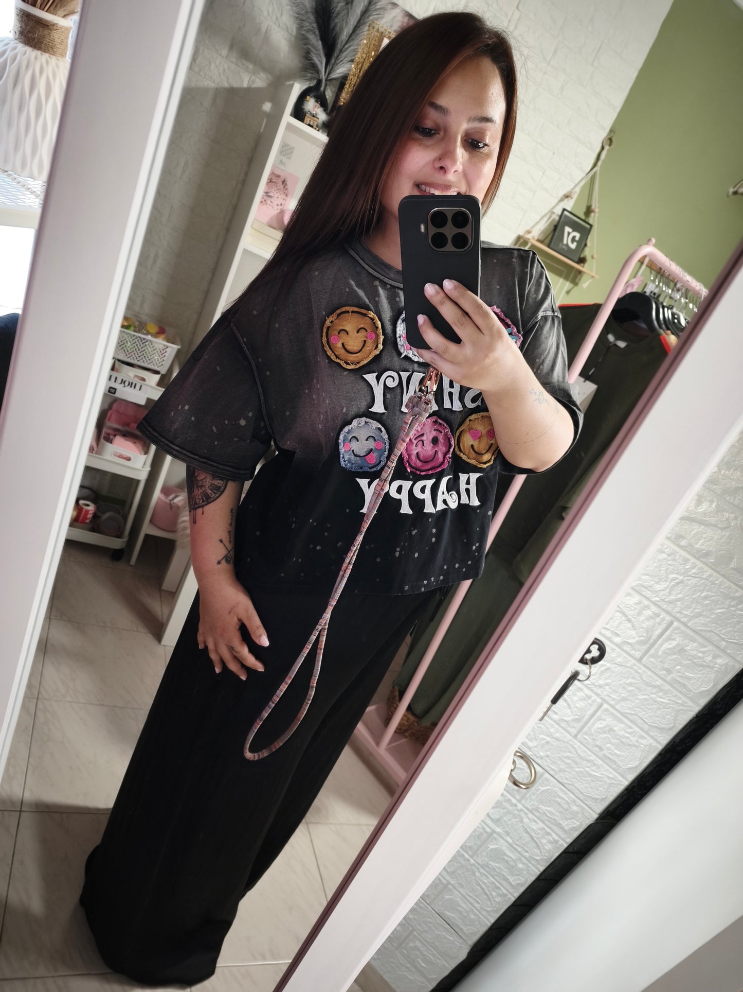 Camiseta SMILES MILANO OVERSIZE