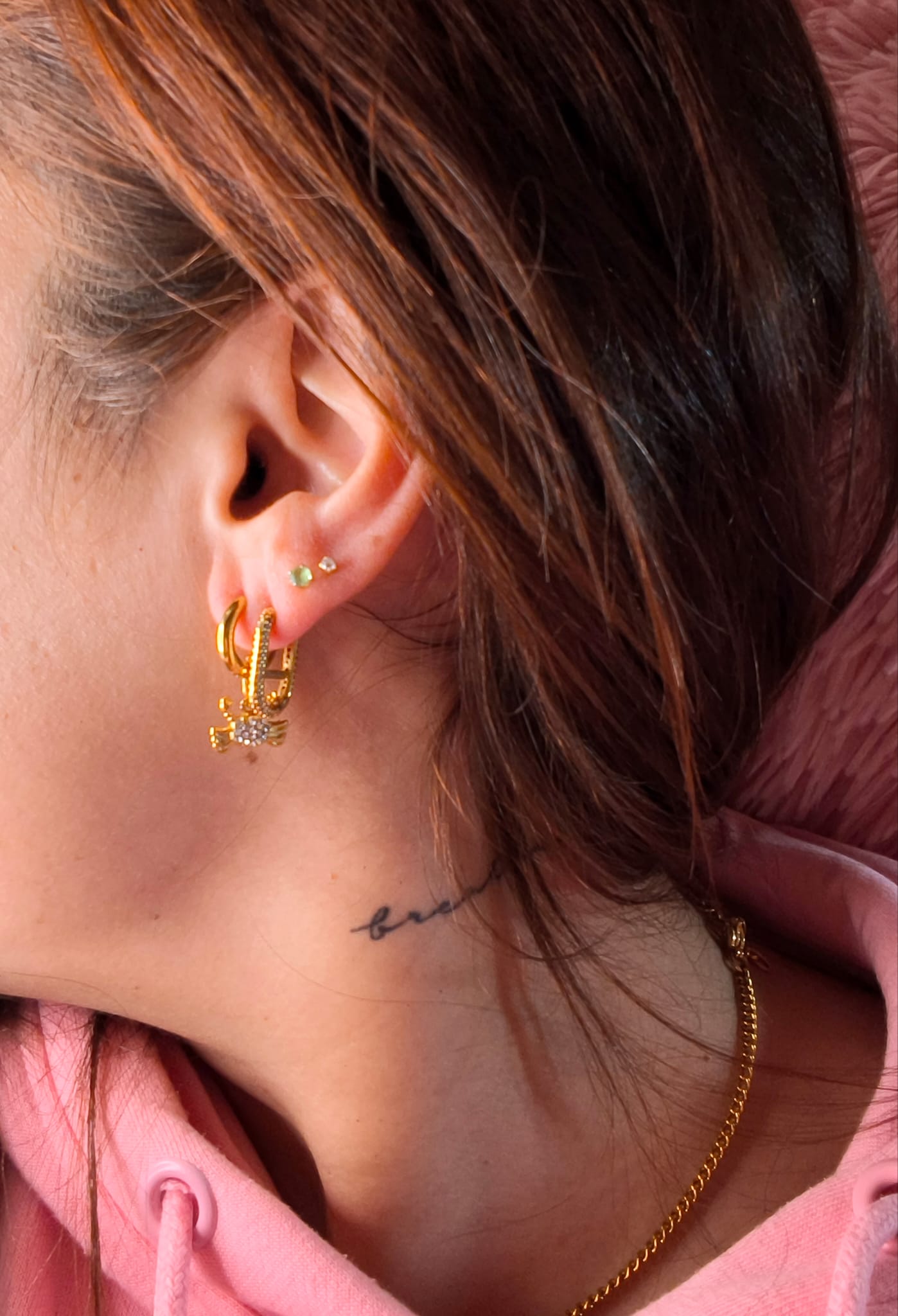 Pendientes CANGREJO Oro - RESET x D7