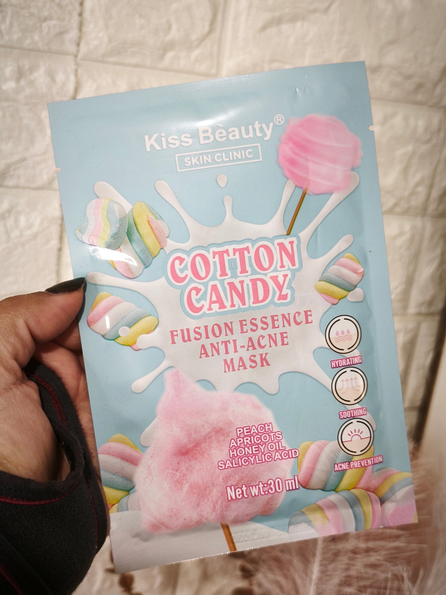 Mascarilla Hidratante Facial Cotton Candy