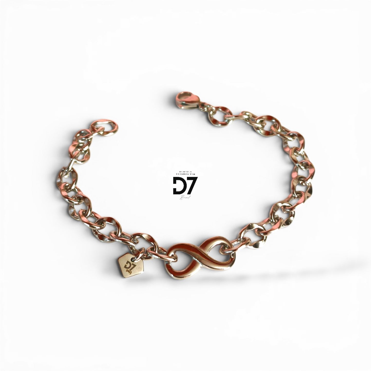 Pulsera Infinito D7 Plata