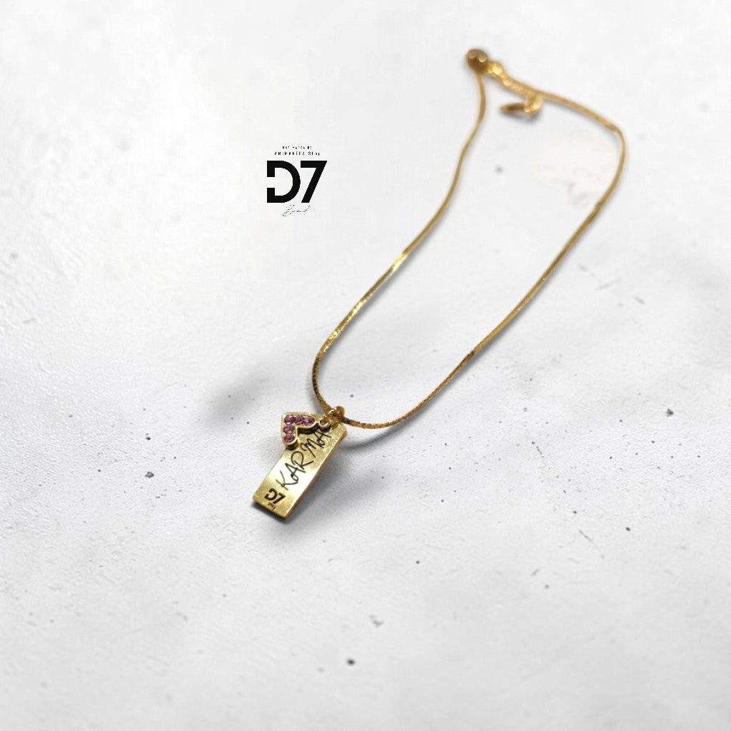 COLGANTE KARMA ORO Malla D7