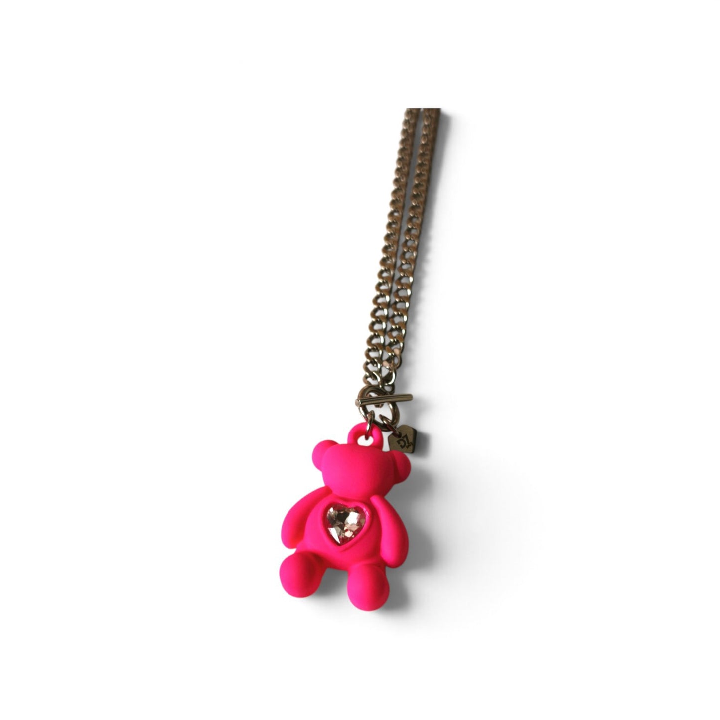 Collar Sweet Fucsia Plata