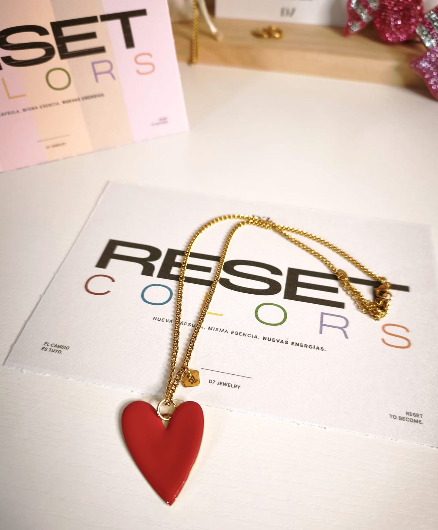 Collar CORA BURDEOS - RESET x D7
