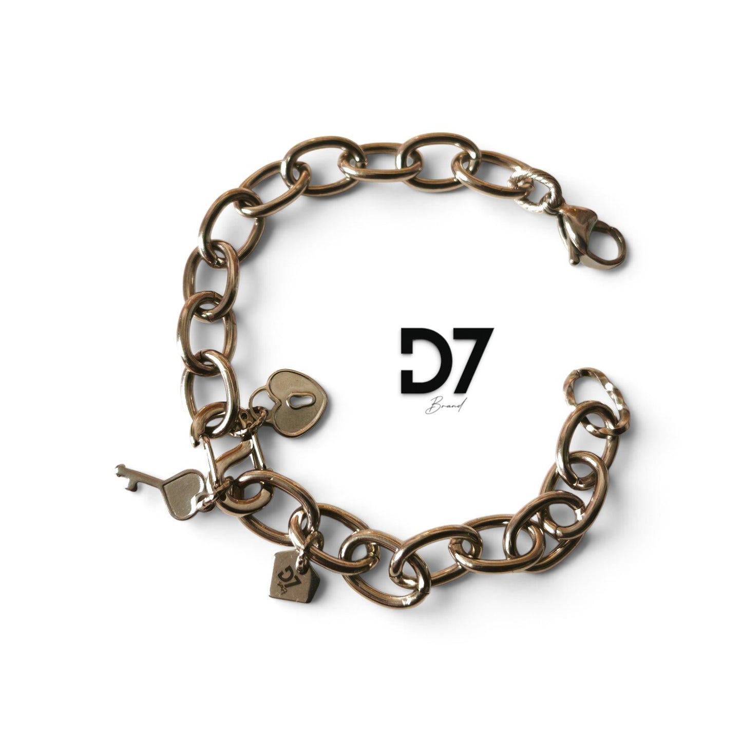 Pulsera Secret Key 🔐 Plata
