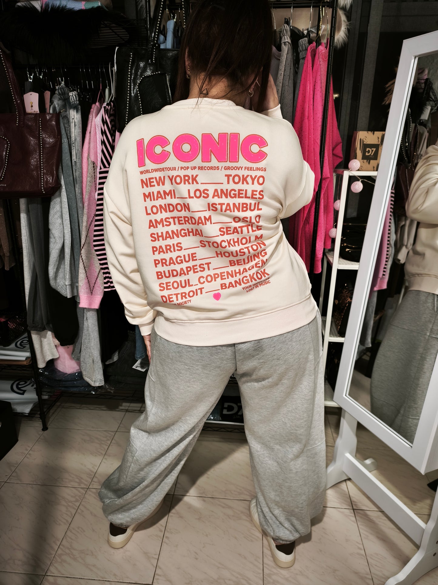 Sudadera ICONIC Beige 💛