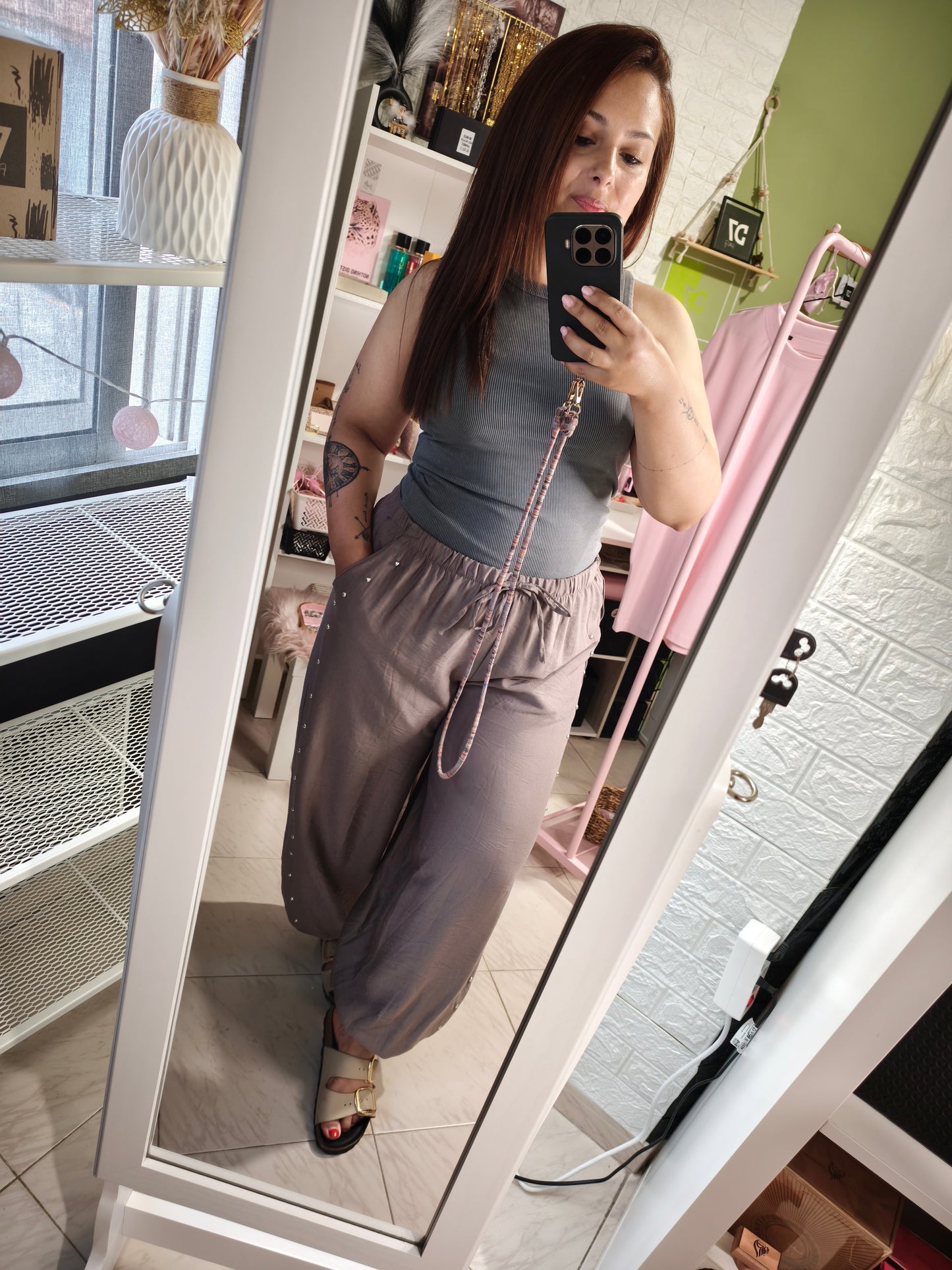 Pantalón Tachuelas Topo