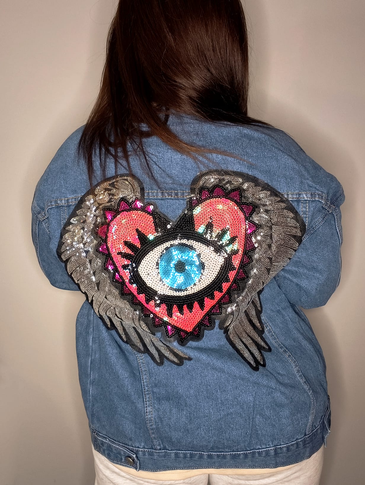 Chaqueta Ojo Lentejuelas Over
