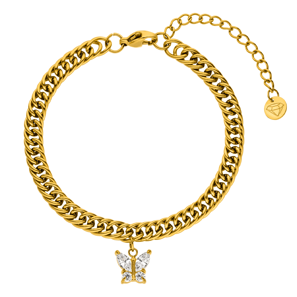 Pulsera Butterfly 18K Oro – Colección AURA | D7