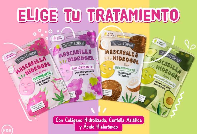 MASCARILLA HIDROGEL THE FRUIT COMPANY
