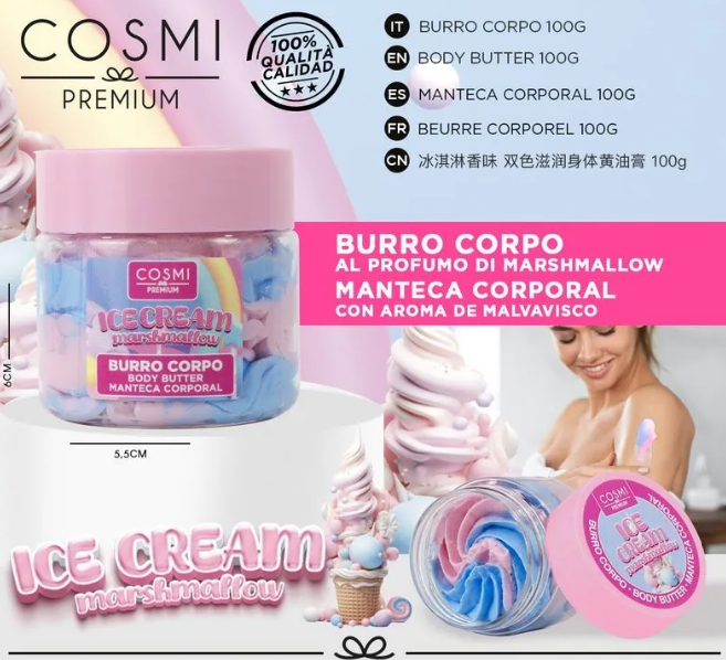 Crema Corporal Marshmallow Cosmi Premium