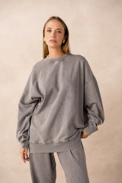 Sudadera Queen GRIS