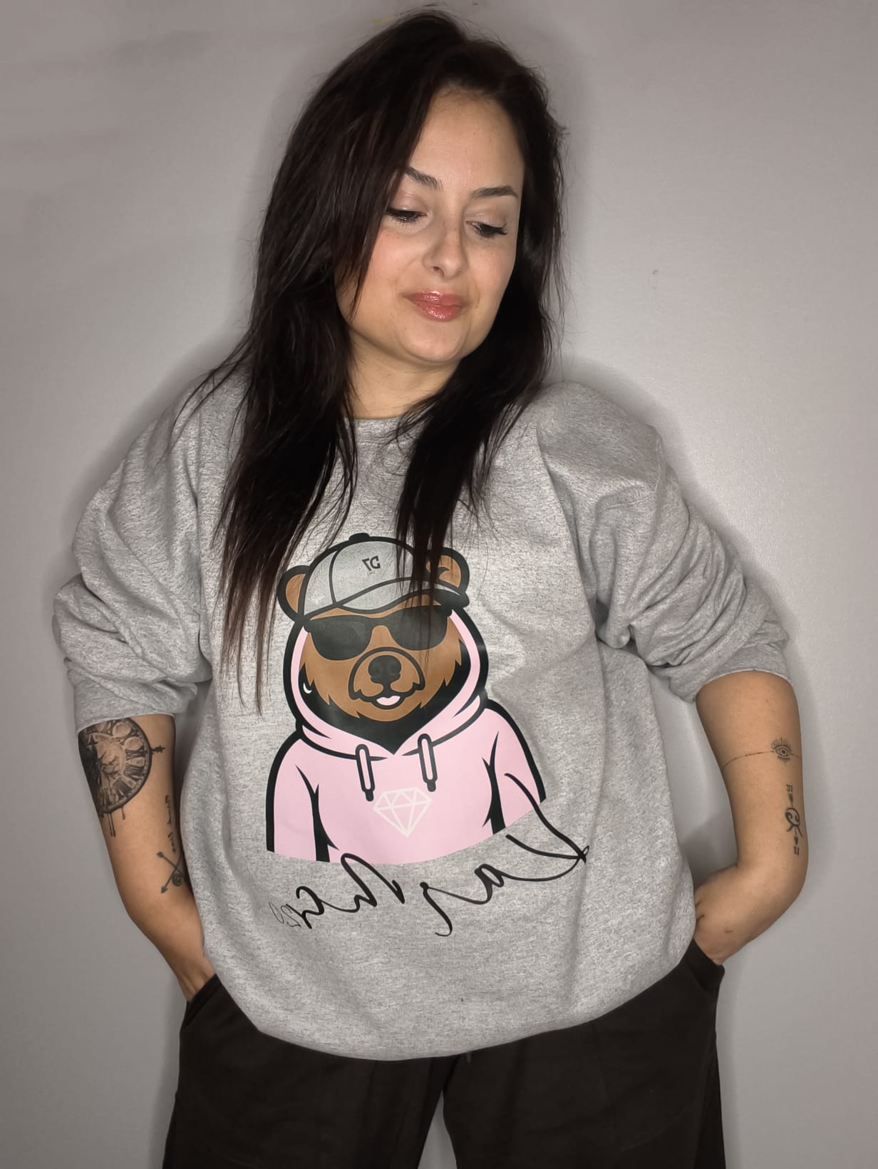 Sudadera Karma 2.0. Gris Sport - D7