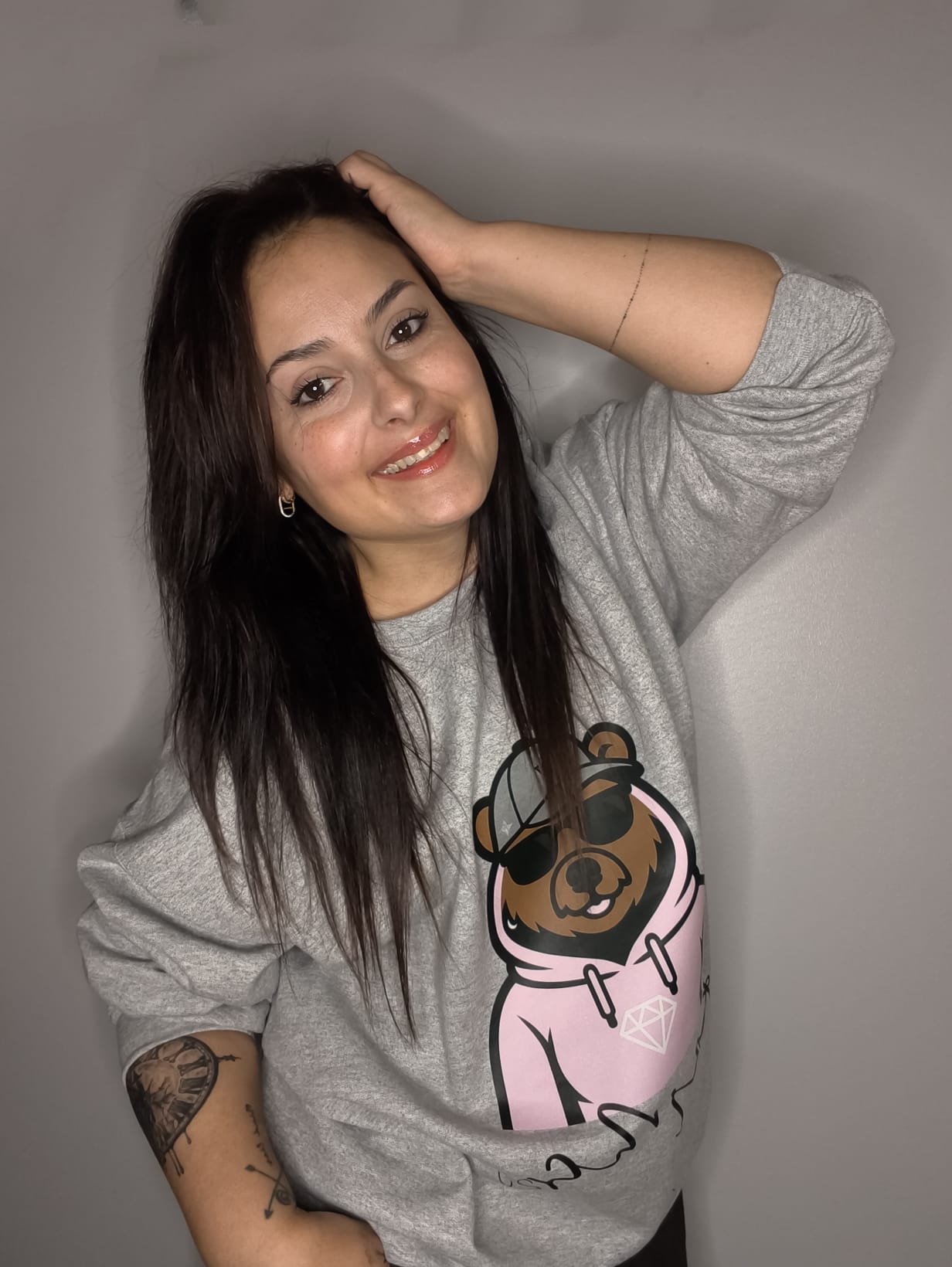 Sudadera Karma 2.0. Gris Sport - D7