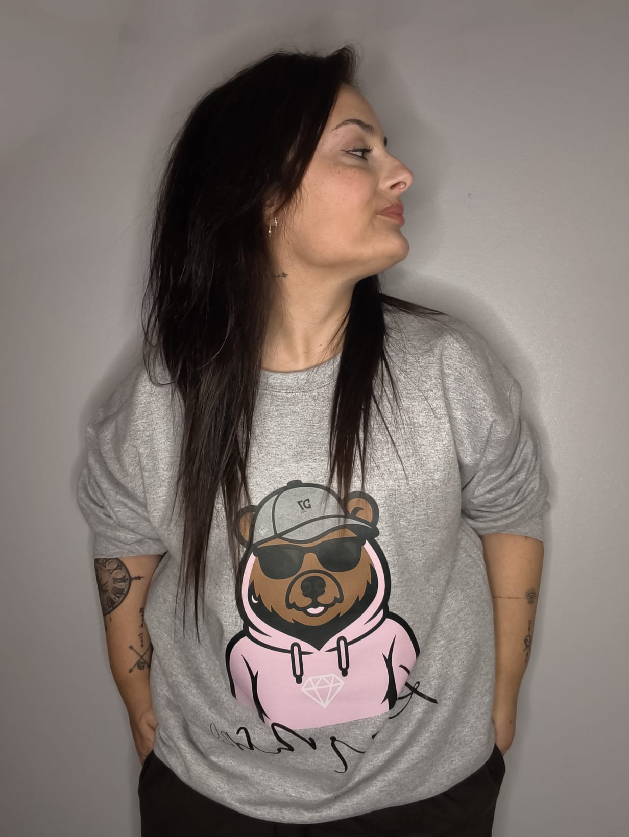 Sudadera Karma 2.0. Gris Sport - D7