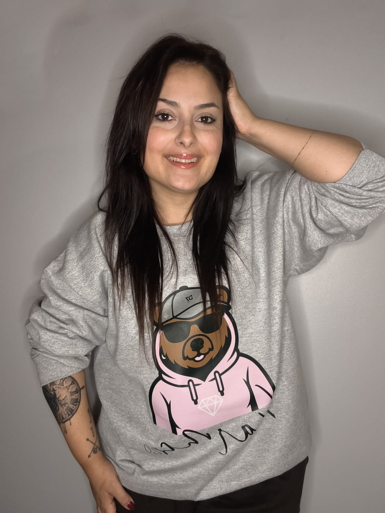 Sudadera Karma 2.0. Gris Sport - D7