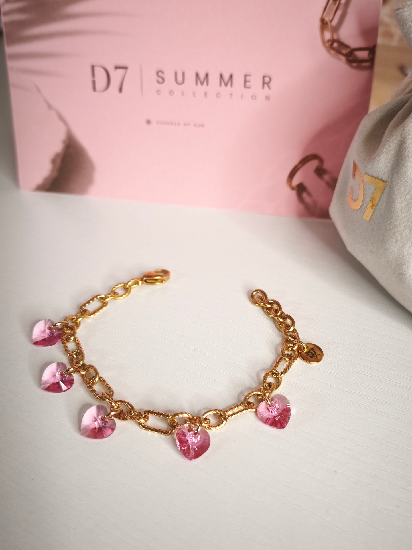 Pulsera Princesa Swarovski Pink