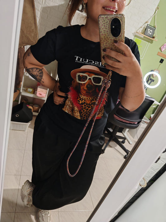 Camiseta Biscuit Negro