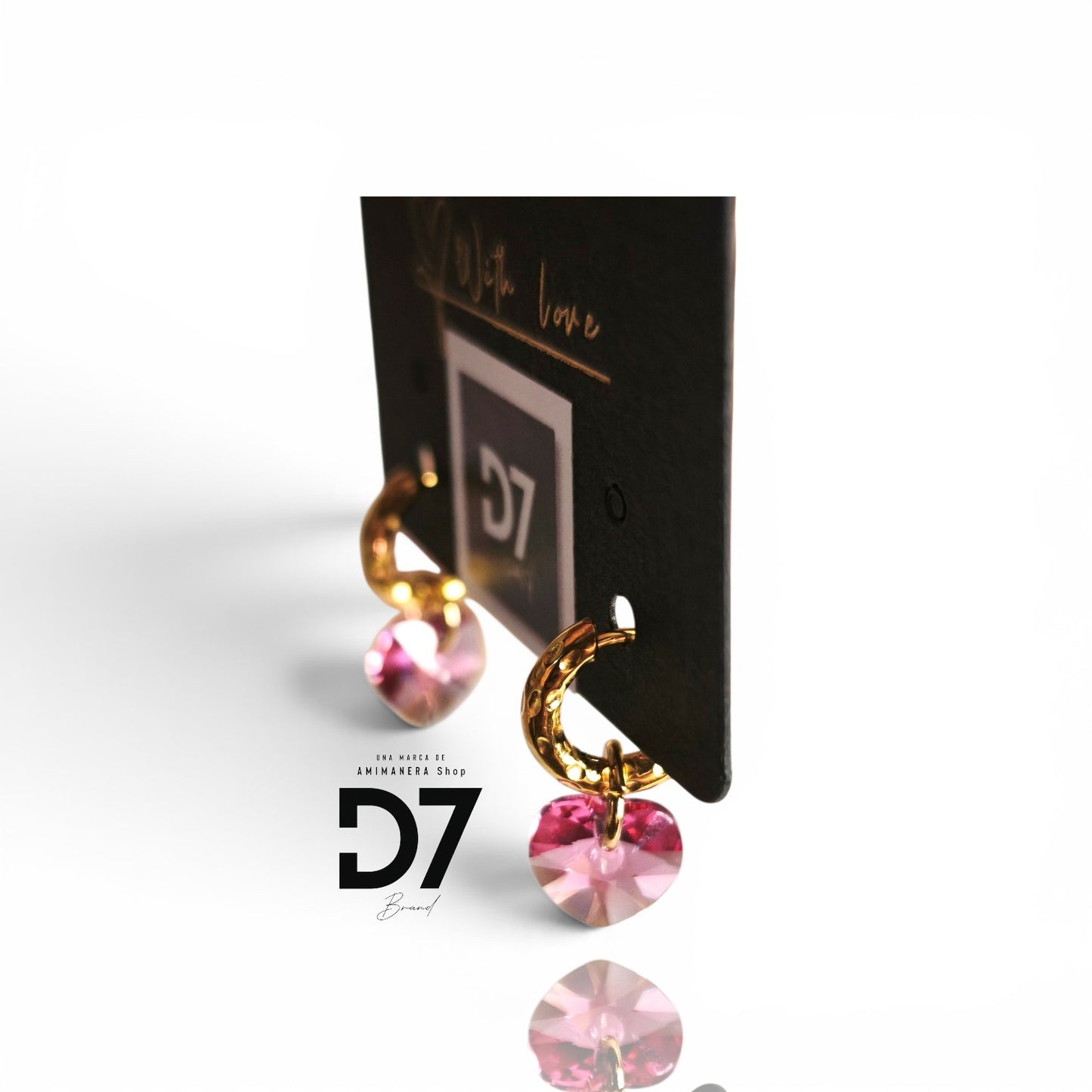 Pendiente Princesa - D7 -  Swarovski