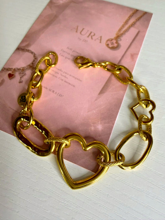 Pulsera LÚMENA Oro – Colección AURA | D7