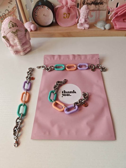 Pulsera CAROL Plata D7
