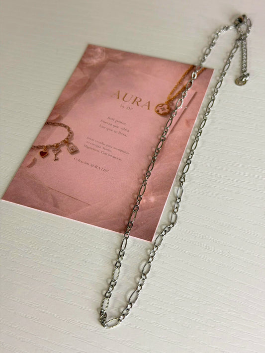 Collar Aire Plata – Colección AURA | D7