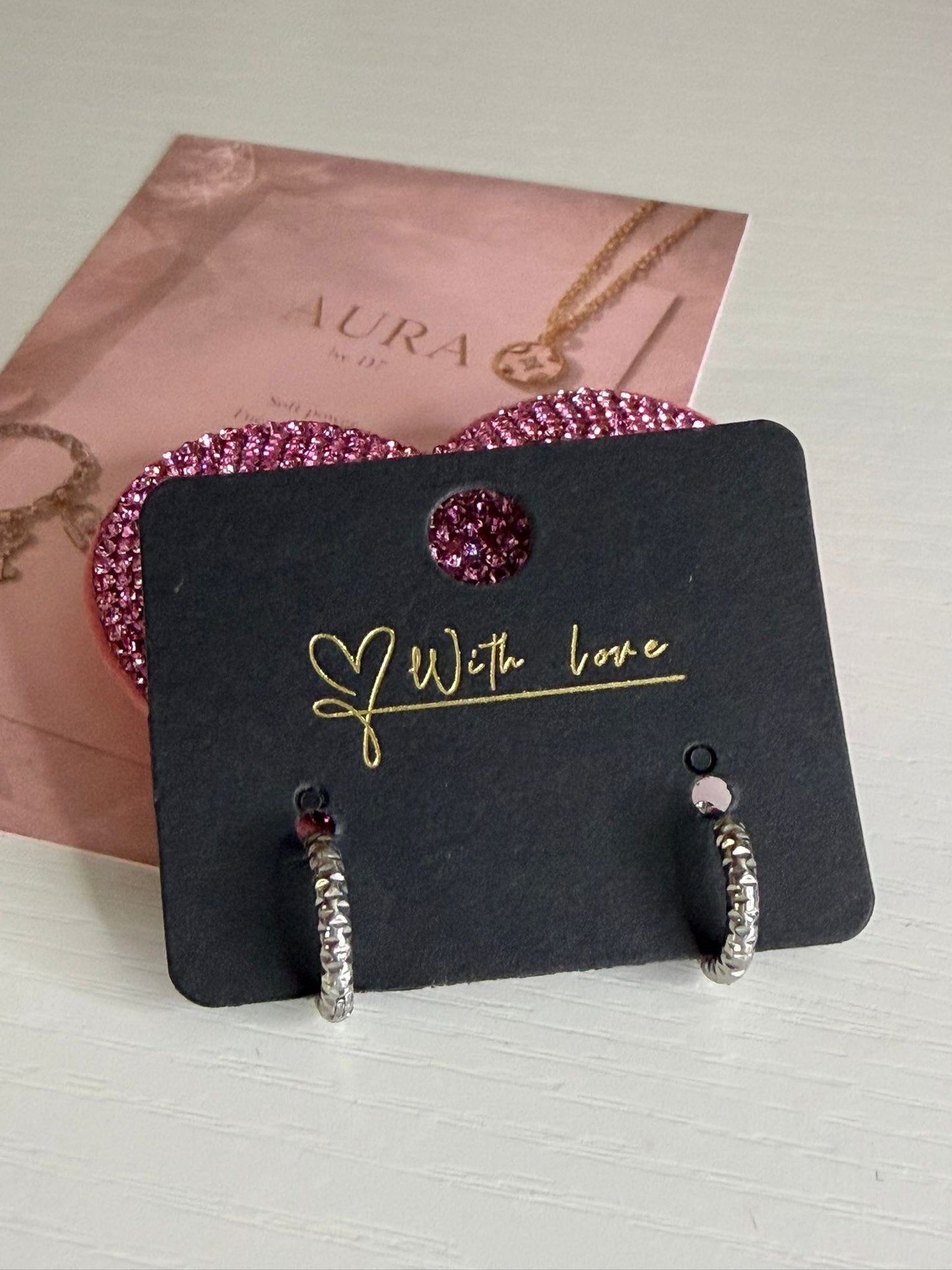 Pendientes Crush - Acero inoxidable - Plata