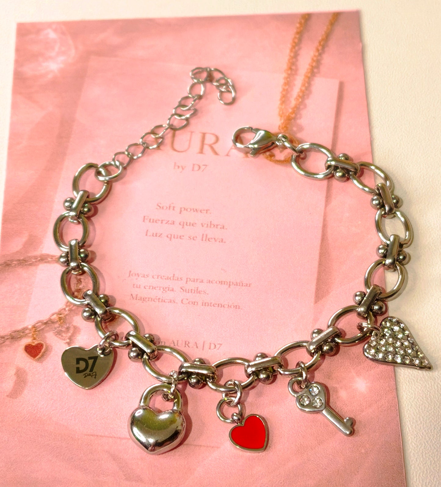 Pulsera Valentín Plata – Colección AURA | D7
