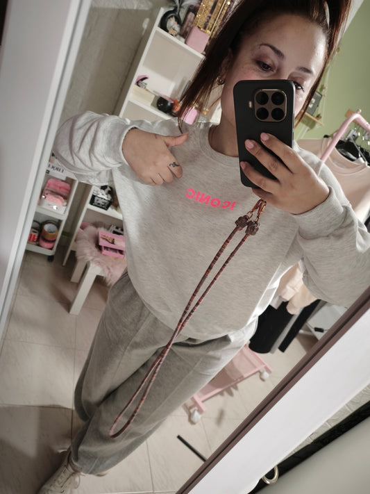 Sudadera ICONIC Gris 🩶