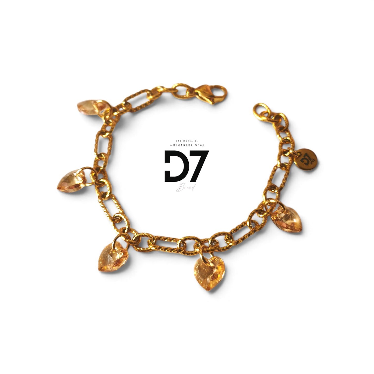 Pulsera Golden Swarovski - D7 Brand