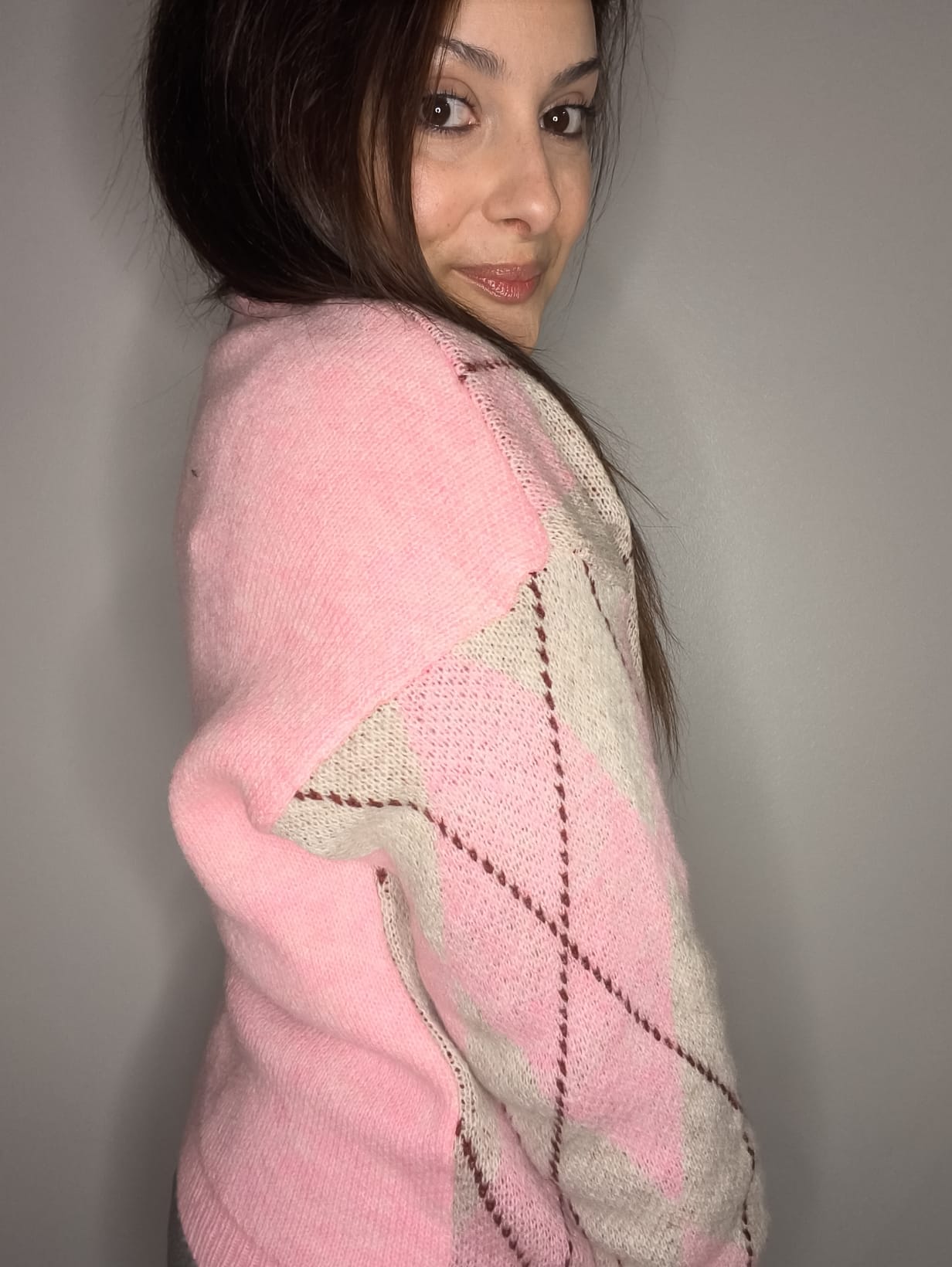 Jersey Bloom Gris Rosa 🩷 Beige