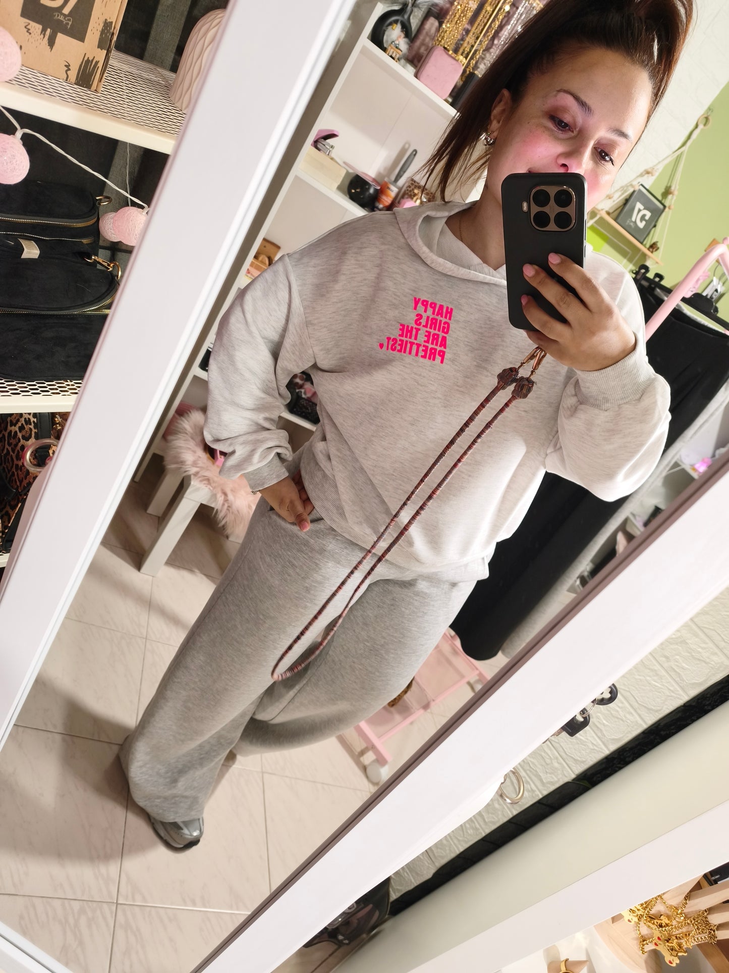 Sudadera GIRL Gris 🩶