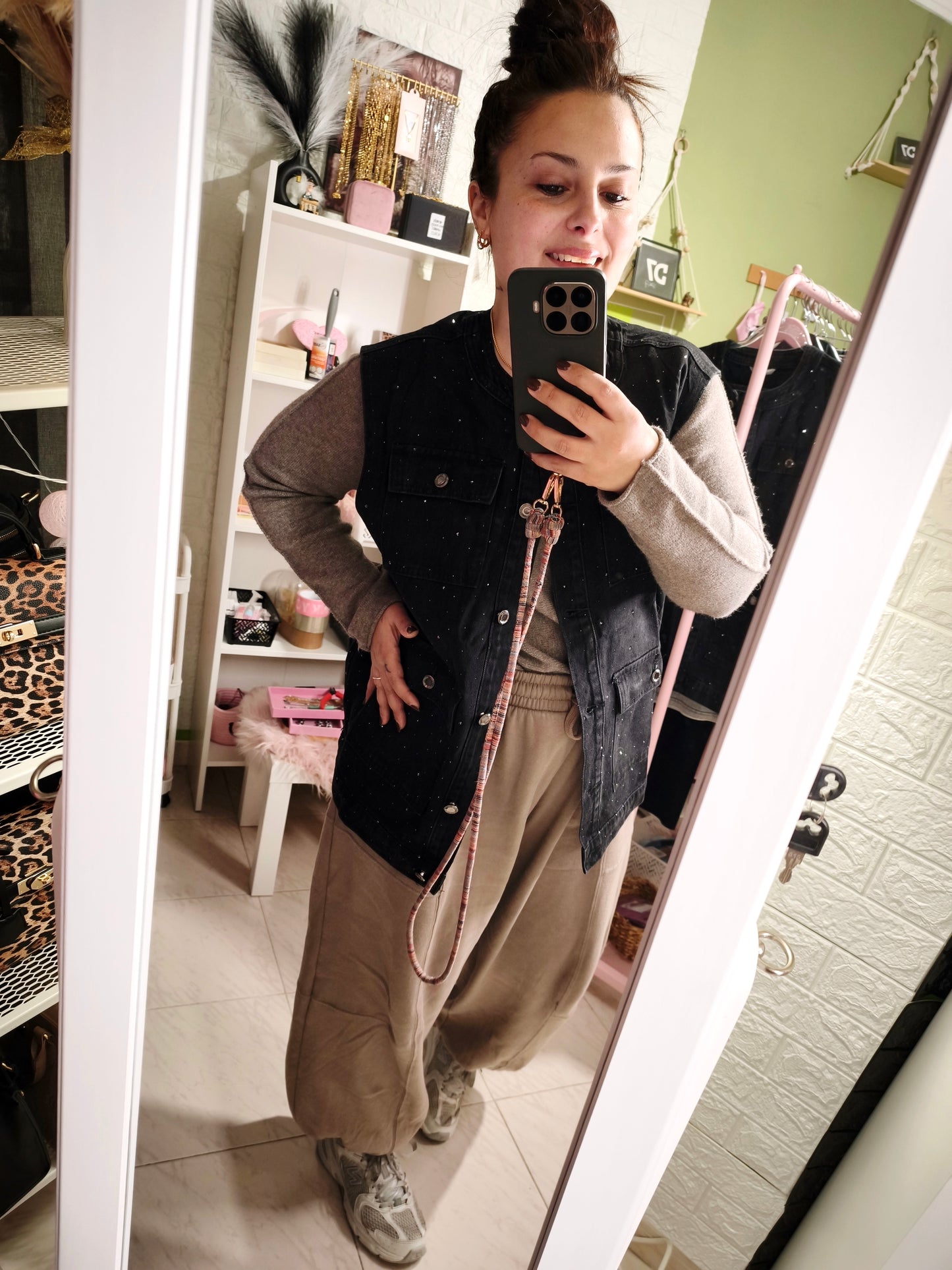 Chaleco Glowy Negro 🖤✨