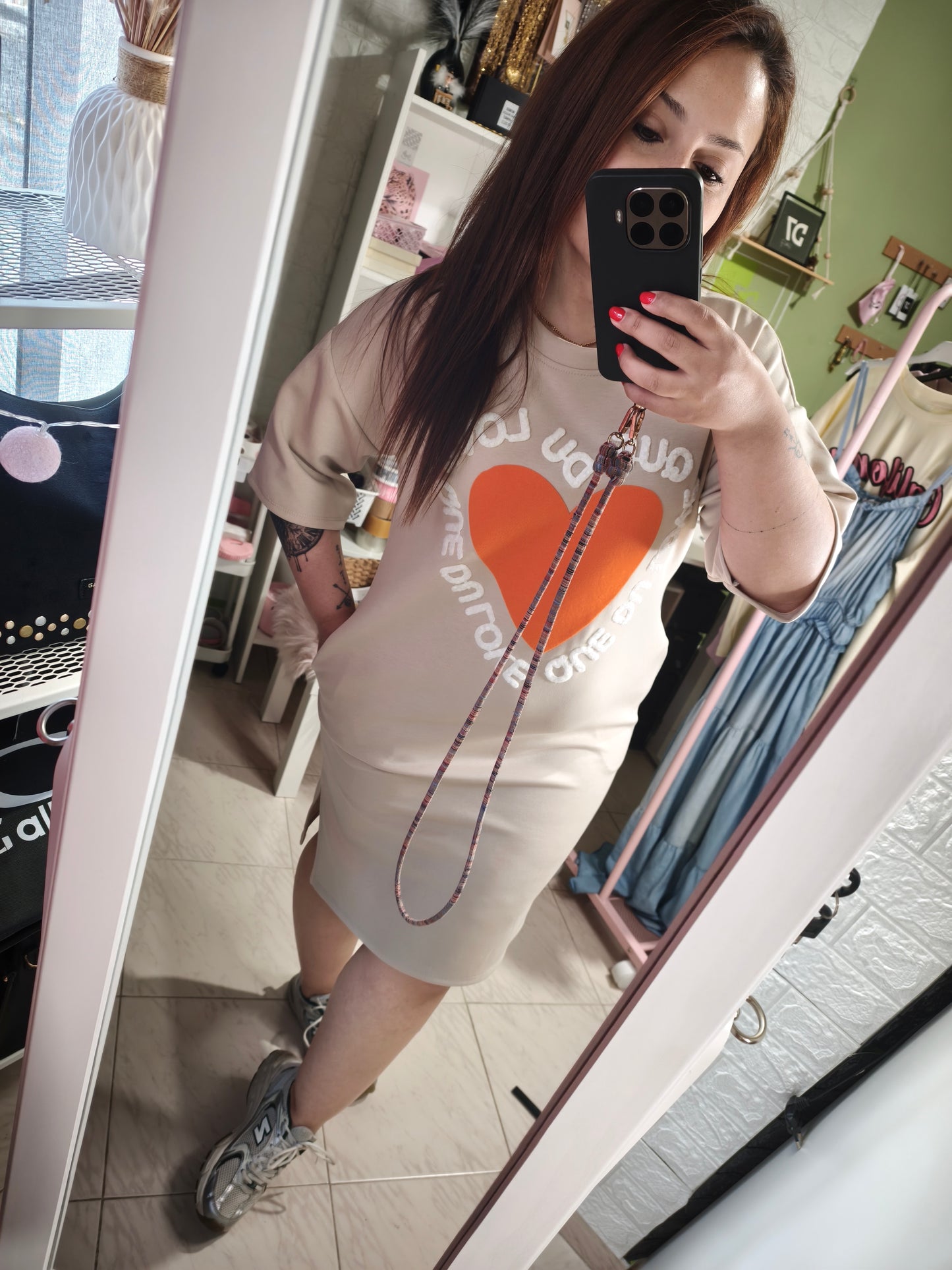 Vestido Cuore 💖💛🤍