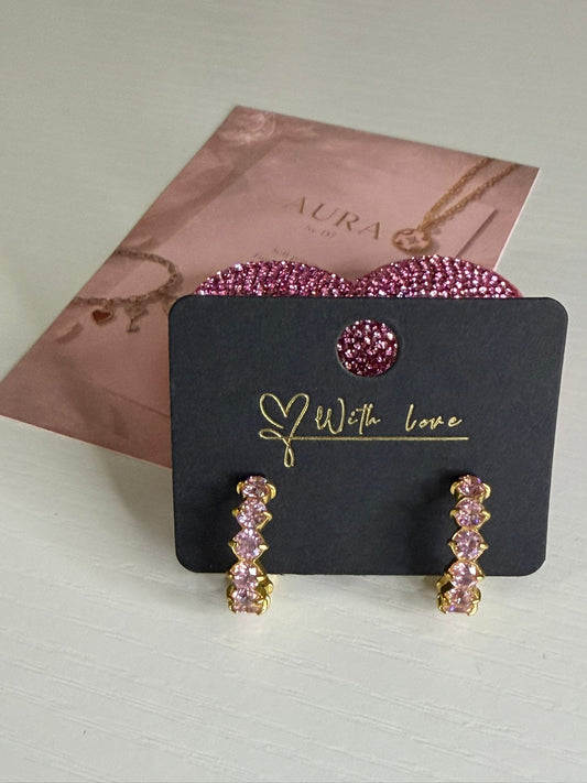 Aros Aura Gold 18K Oro – Colección AURA | D7