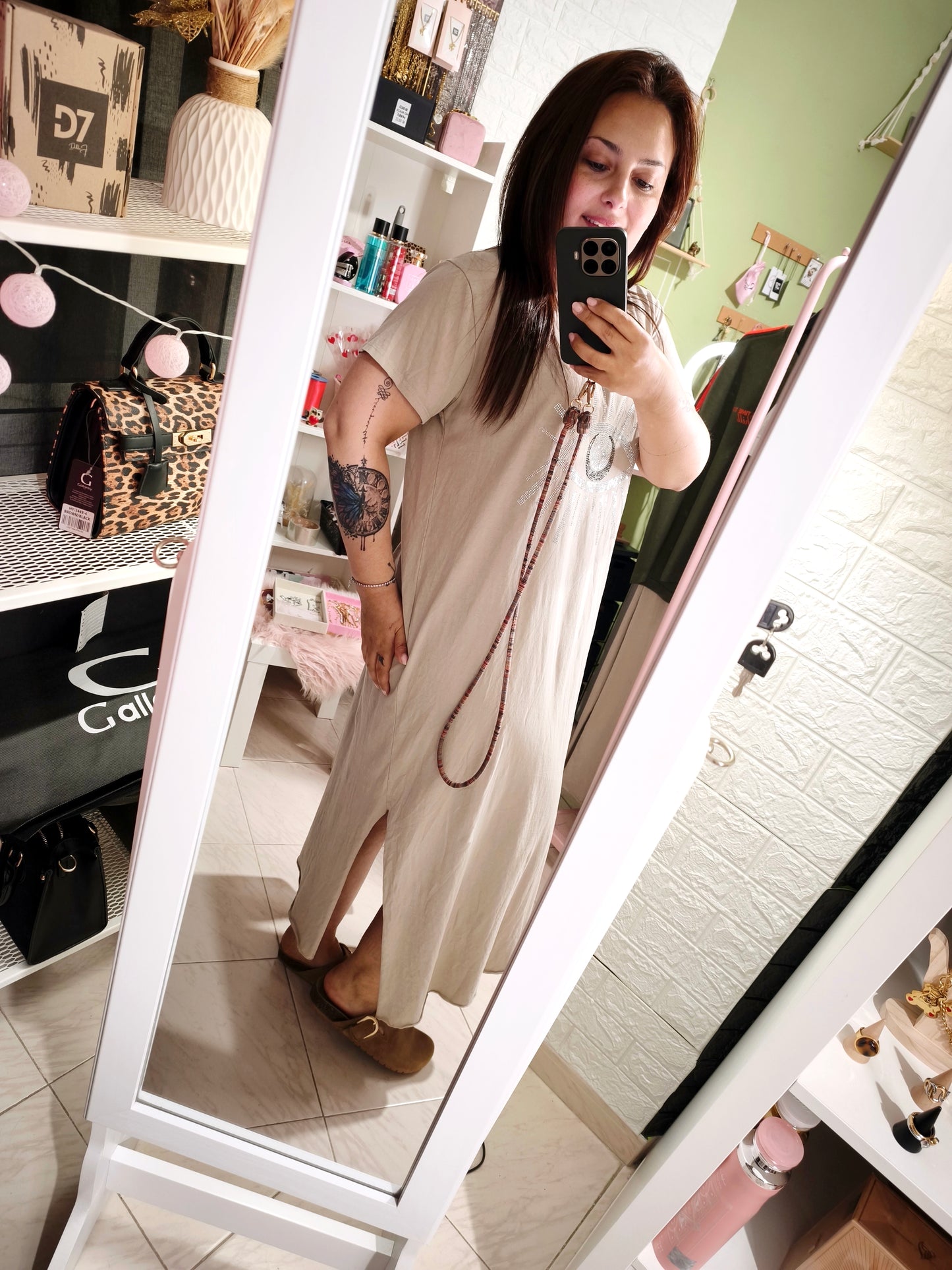 Vestido OJO Strass Acid Wash Colores