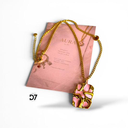 Collar Candy Rosa D7 – Colección AURA | D7