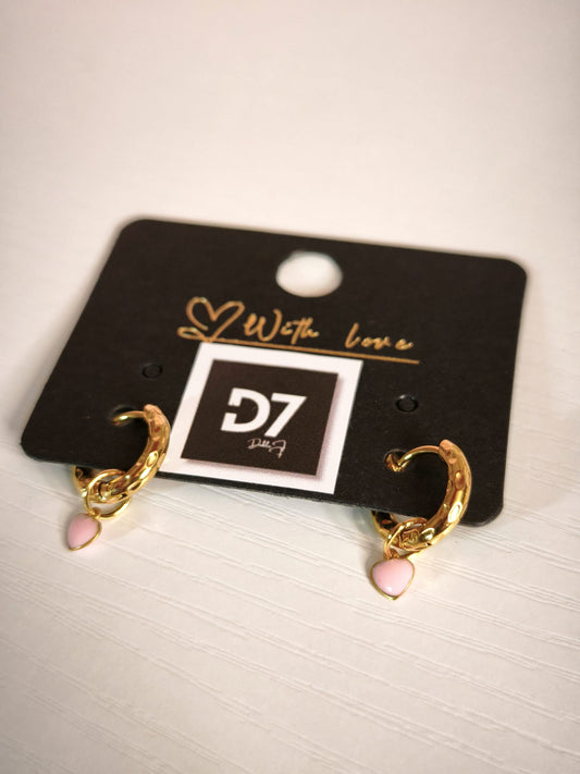 Pendientes MINI CORA ROSA - RESET x D7