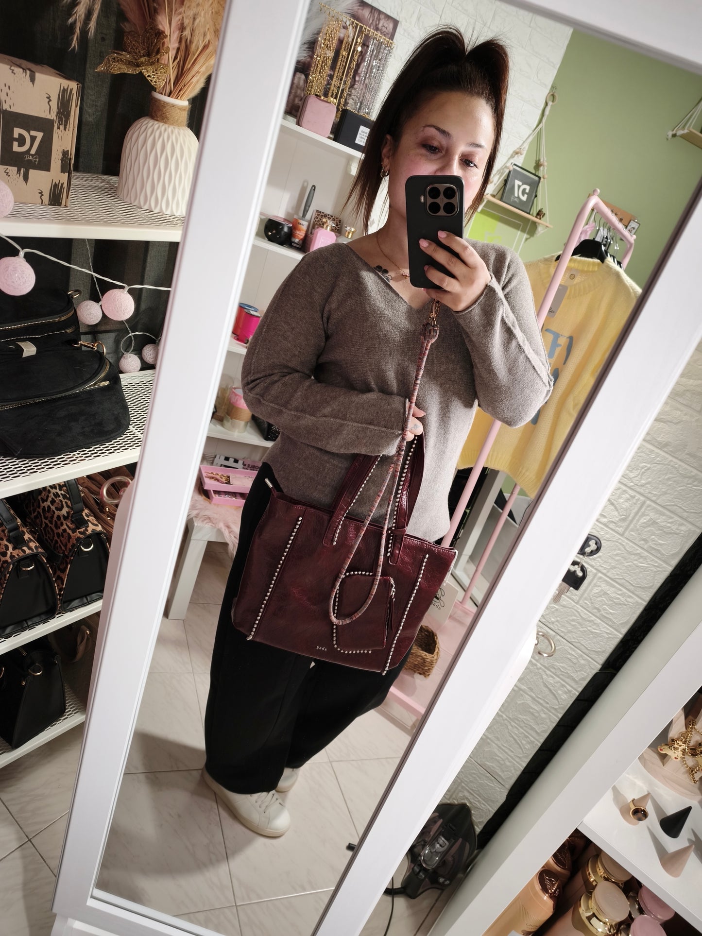 🤎 Jersey Básico Gris Pardo/ Marrón