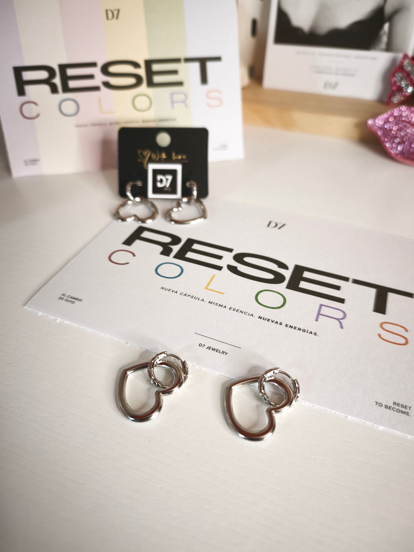 Pendientes CORA PLATA - RESET x D7
