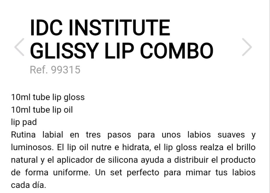 Dúo Lip Gloss + Lip Oil Insp BYOMA