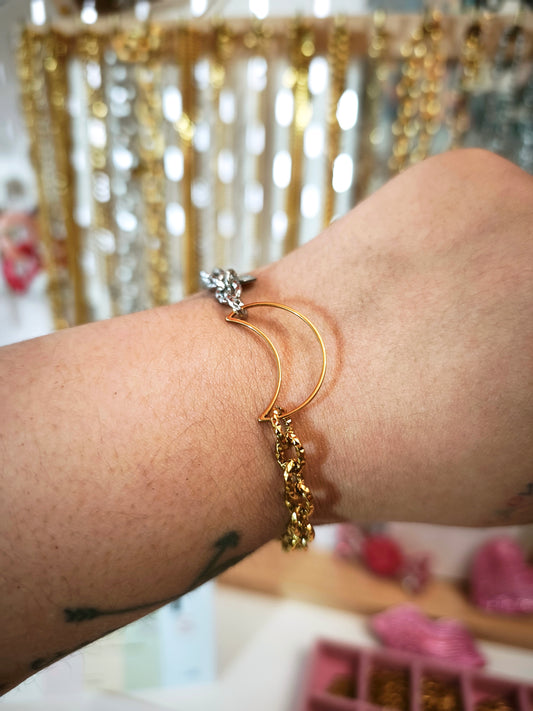 Pulsera LUNA MIX - ORO & PLATA