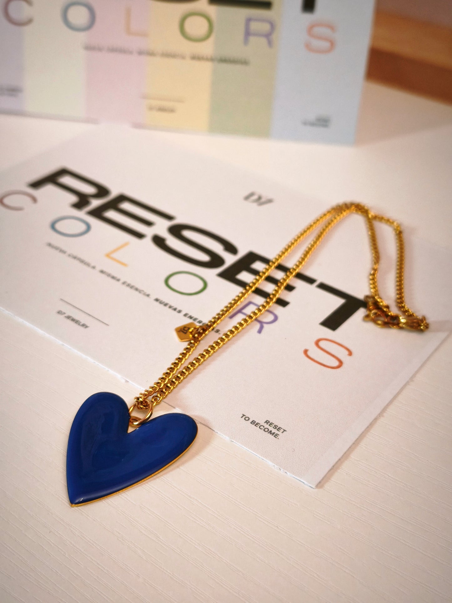 Collar CORA AZUL ORO - RESET x D7