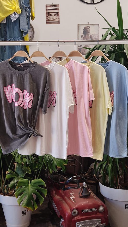 Camiseta WOW Colores