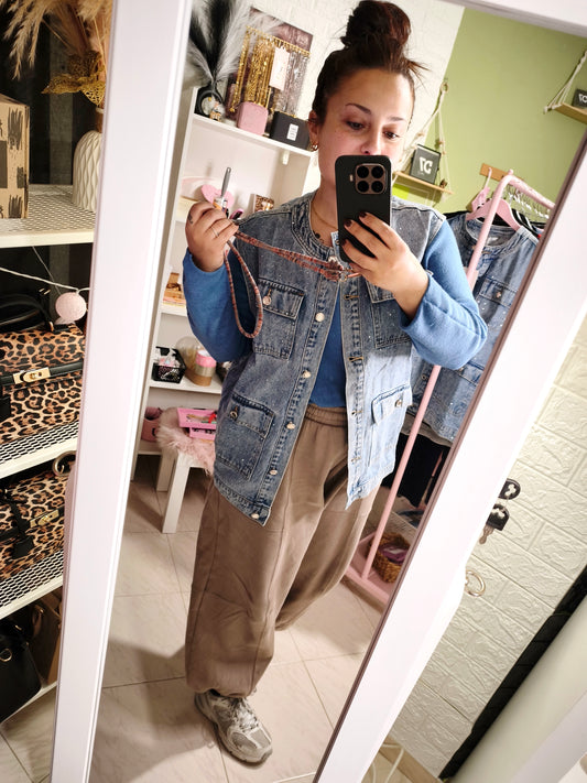 Chaleco Glowy Azul 💙✨