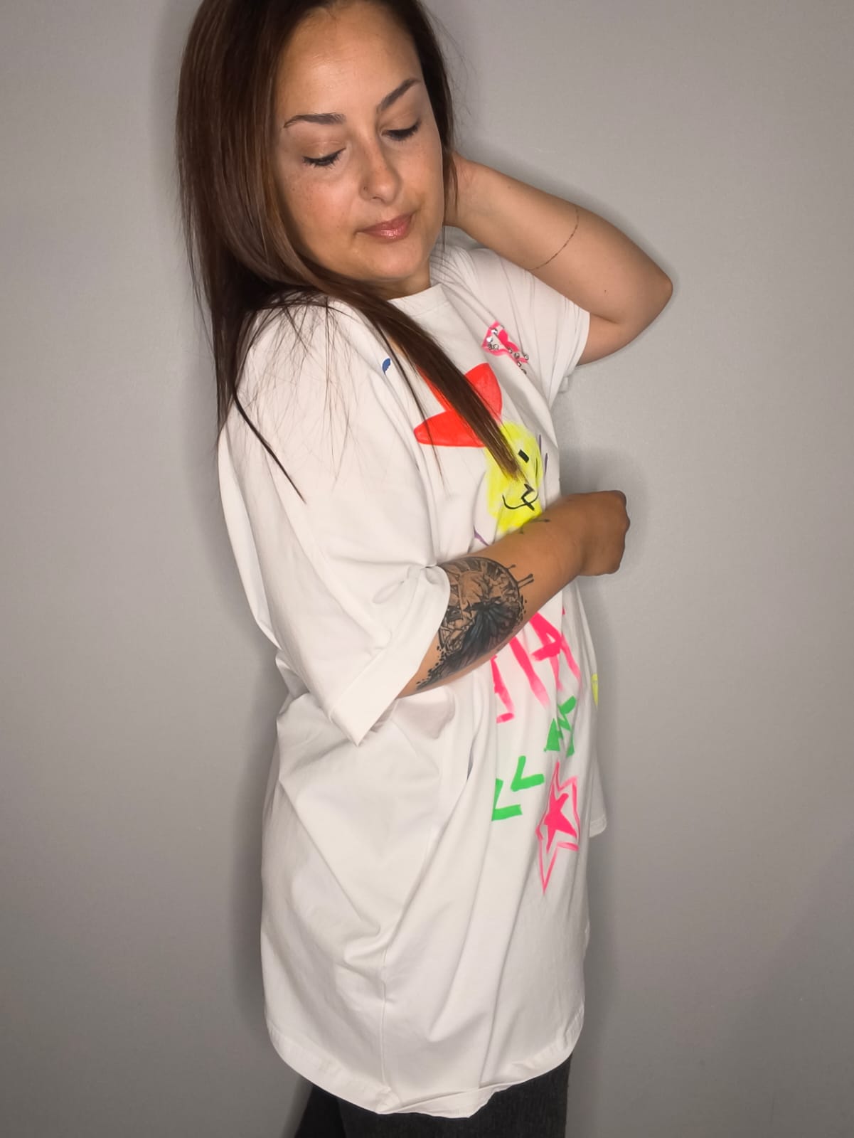 Camiseta Smile Oversize - Fly Out
