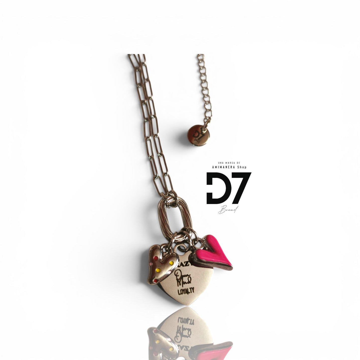 Collar Valores Plata - D7 Brand